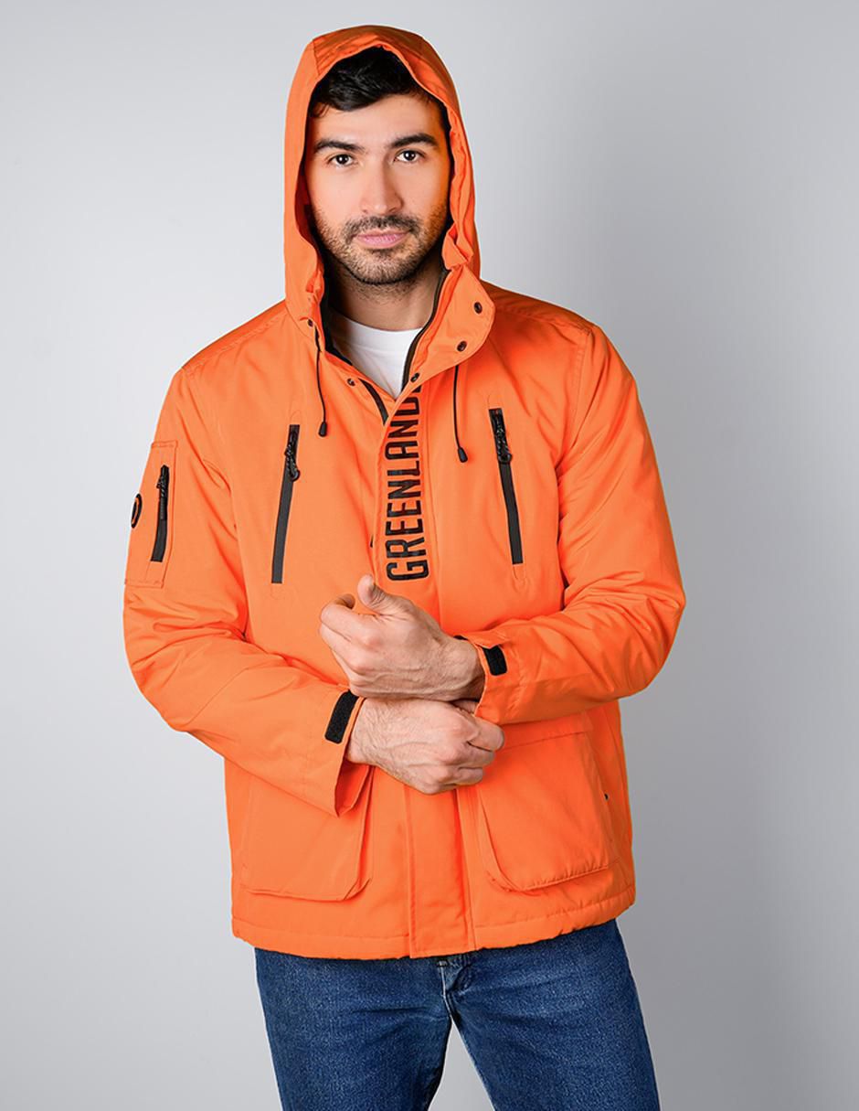 Chamarra parka Greenlander con capucha para hombre