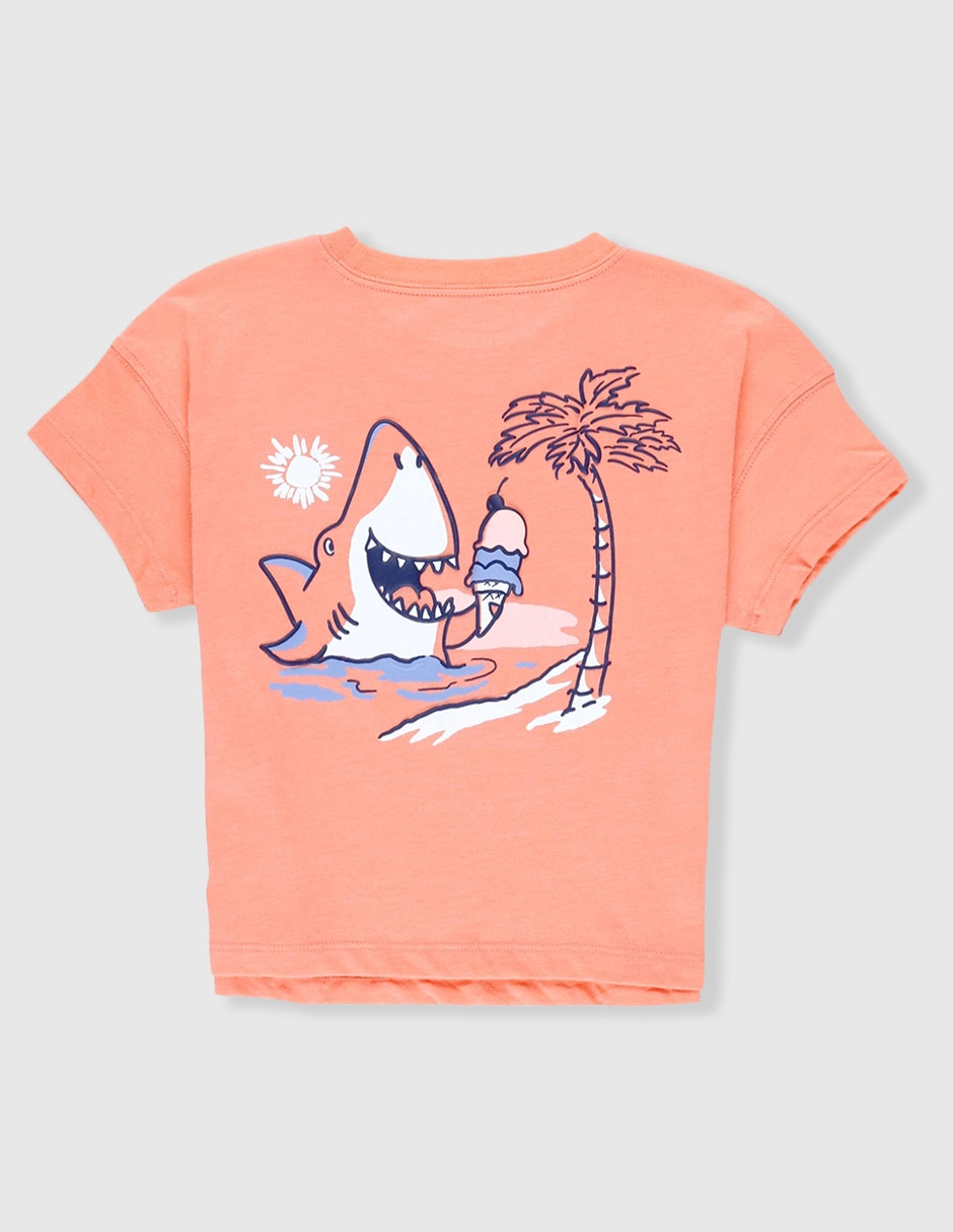 Playera manga corta para bebé niño