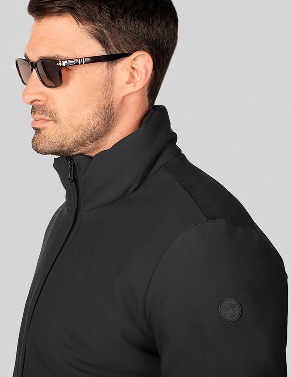 Chamarra bomber cuello a contraste para hombre 4