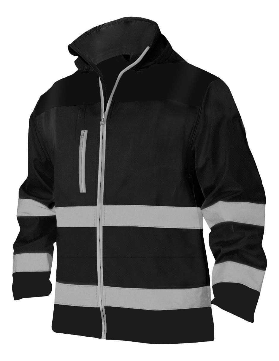 Chamarra casual impermeable con capucha para hombre