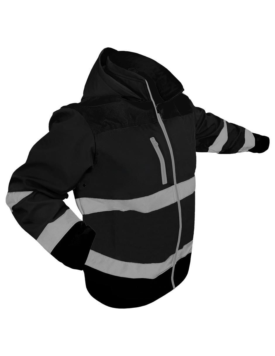 Chamarra casual impermeable con capucha para hombre 7