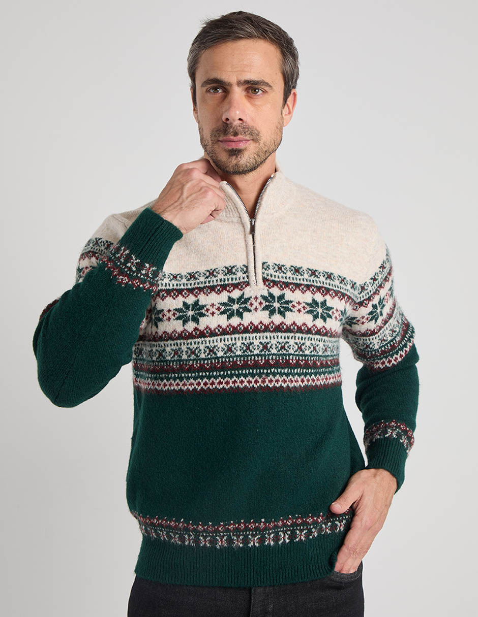 Suéter cuello alto para hombre Suéter cuello alto para hombre