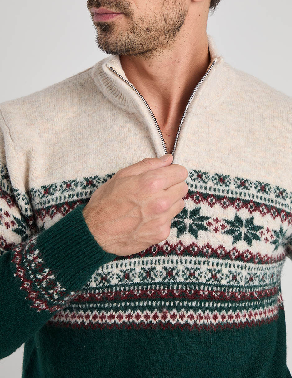 Suéter cuello alto para hombre 3