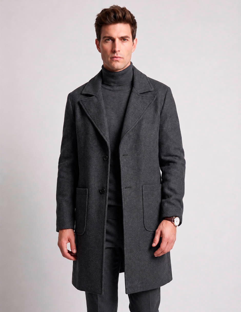 Abrigo jbe con bolsillos para hombre
