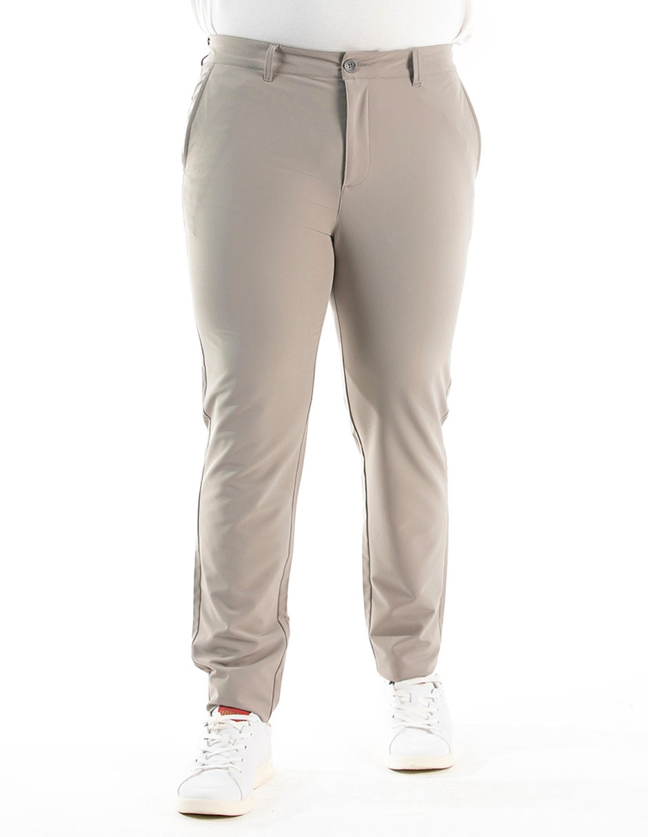 Pantalón Casual Chino Straight De Poliéster Para Hombre Pantalón Casual Chino Straight De Poliéster Para Hombre