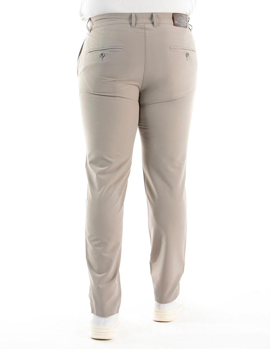 Pantalón Casual Chino Straight De Poliéster Para Hombre 2