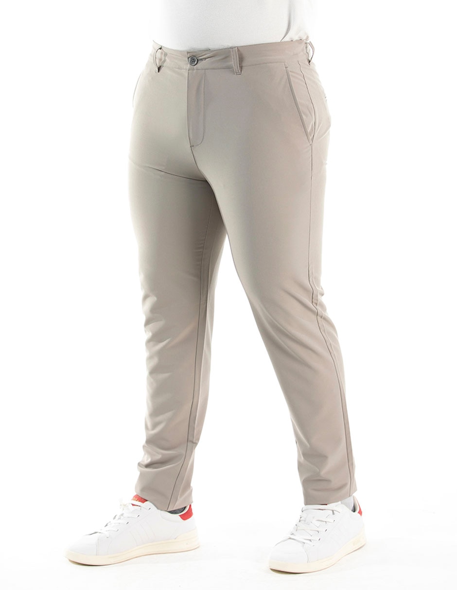 Pantalón Casual Chino Straight De Poliéster Para Hombre 3