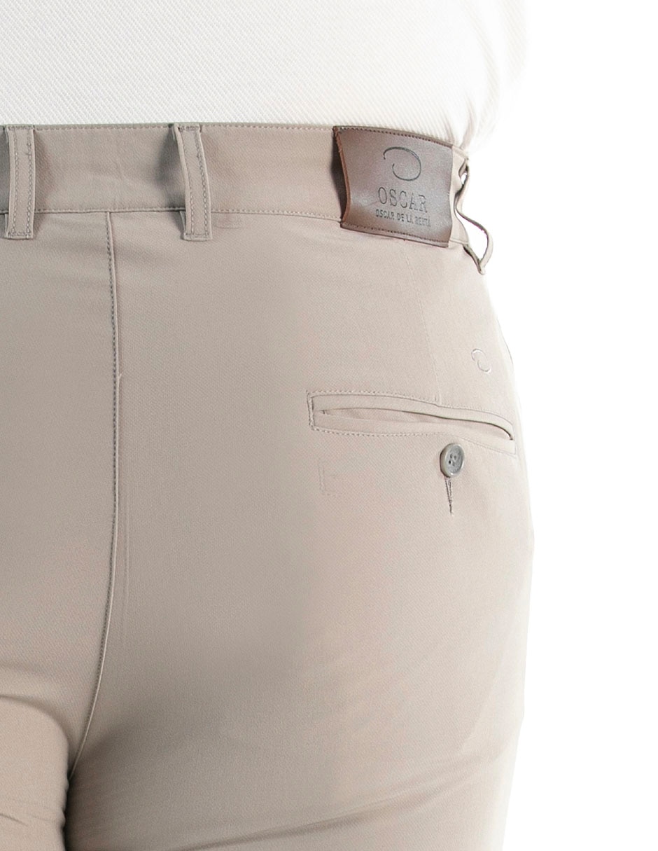 Pantalón Casual Chino Straight De Poliéster Para Hombre 4