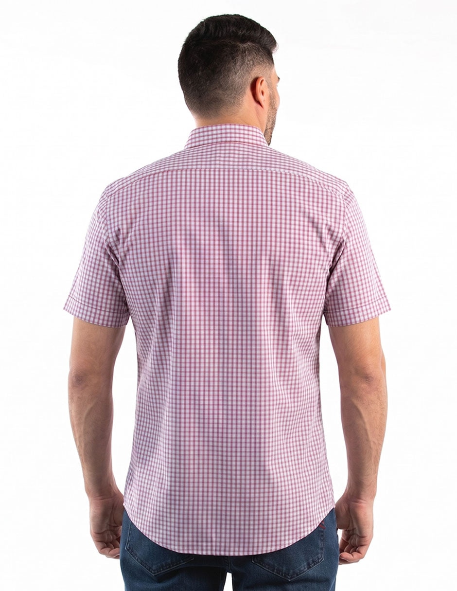 "camisa/sobrecamisa" casual "de" (si aplica) algodón "manga" corta "para hombre" 2