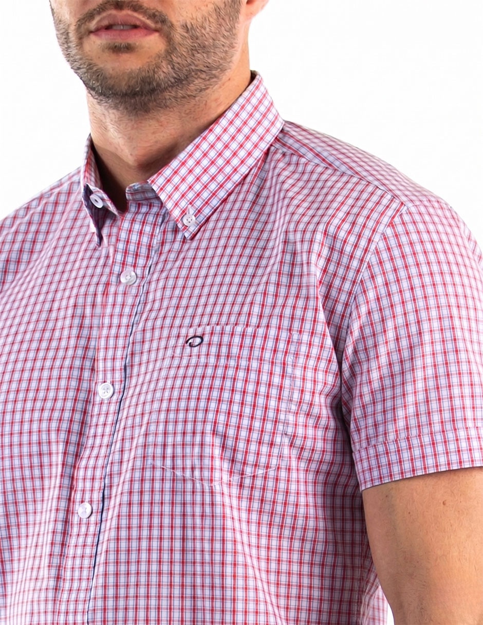 "camisa/sobrecamisa" casual "de" (si aplica) algodón "manga" corta "para hombre" 4