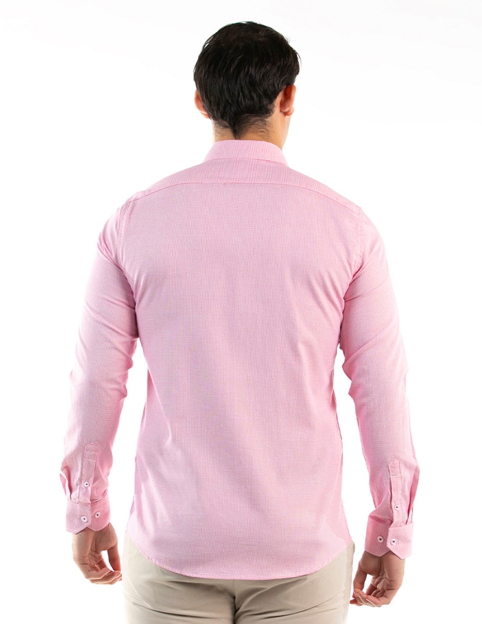 Camisa casual de algodón manga larga para hombre 2