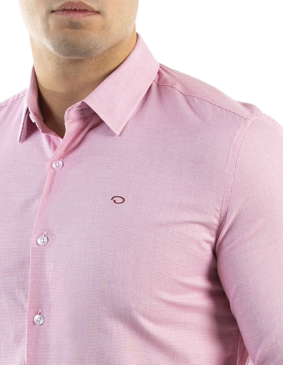 Camisa casual de algodón manga larga para hombre 4