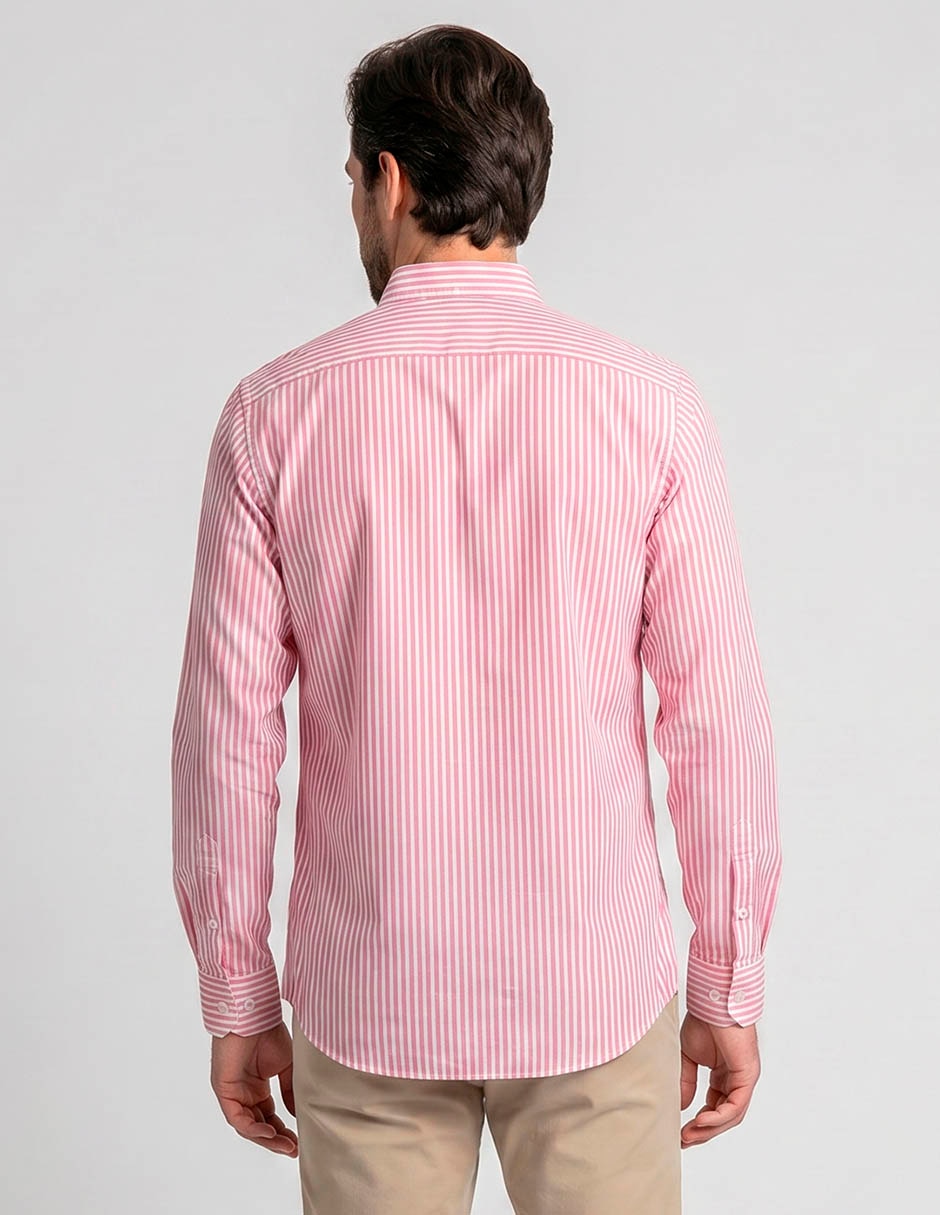 Camisa casual de algodón manga larga para hombre 2
