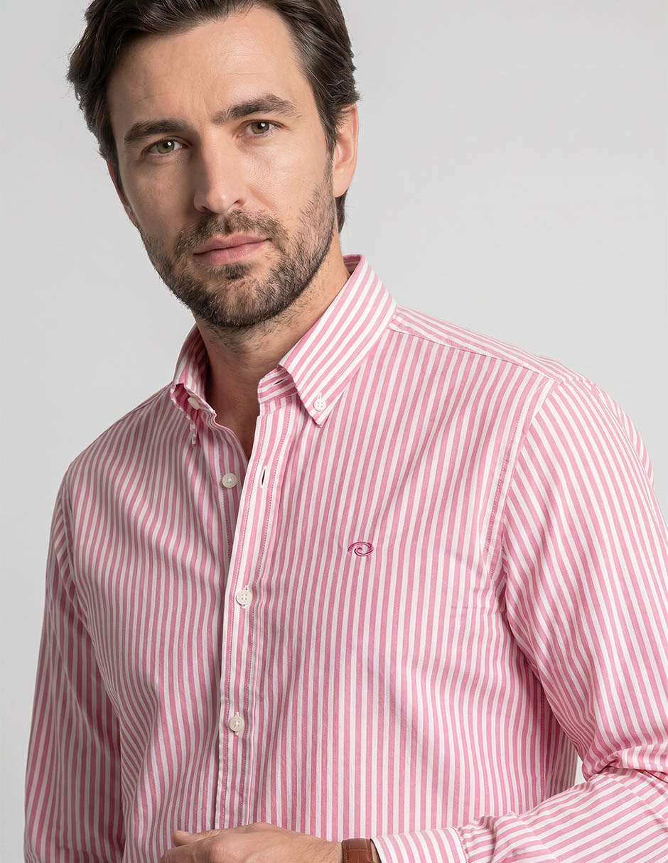 Camisa casual de algodón manga larga para hombre 3