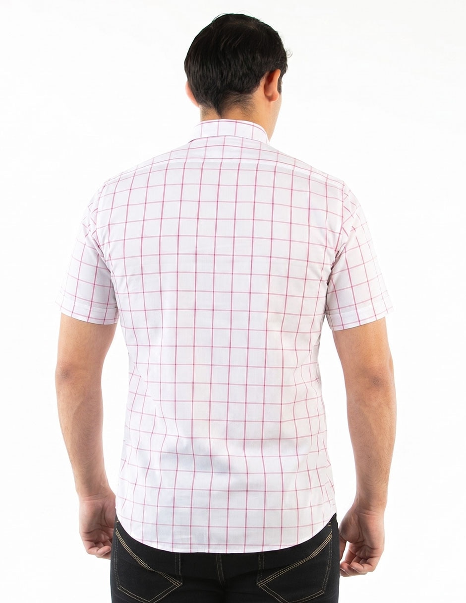 "camisa/sobrecamisa" casual "de" (si aplica) algodón "manga" corta "para hombre" 2