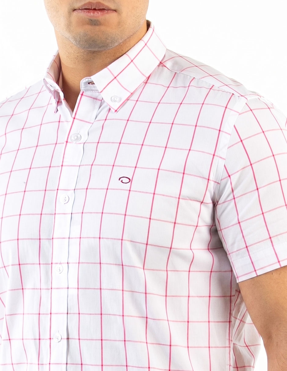 "camisa/sobrecamisa" casual "de" (si aplica) algodón "manga" corta "para hombre" 3