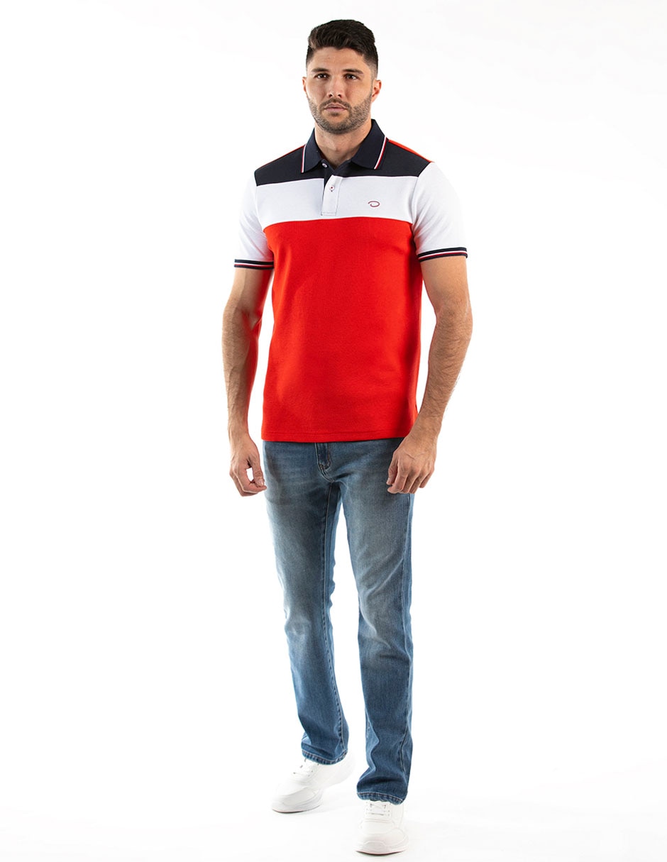Playera cuello polo para hombre