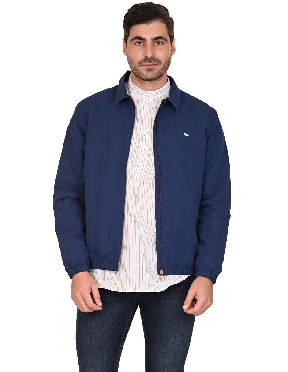 Chamarra bomber con bolsillos para hombre 1
