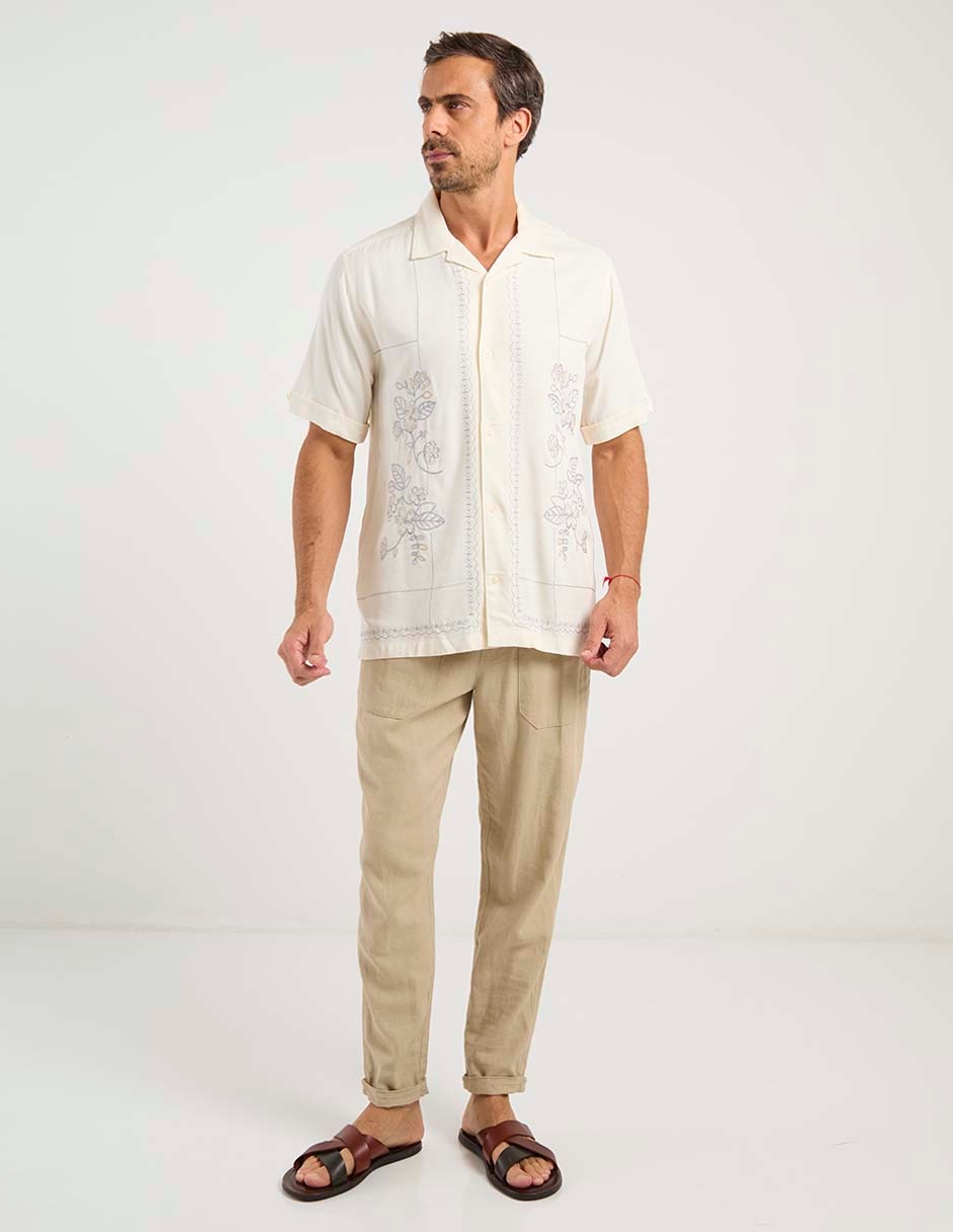 Camisa casual Cubavera manga corta para hombre