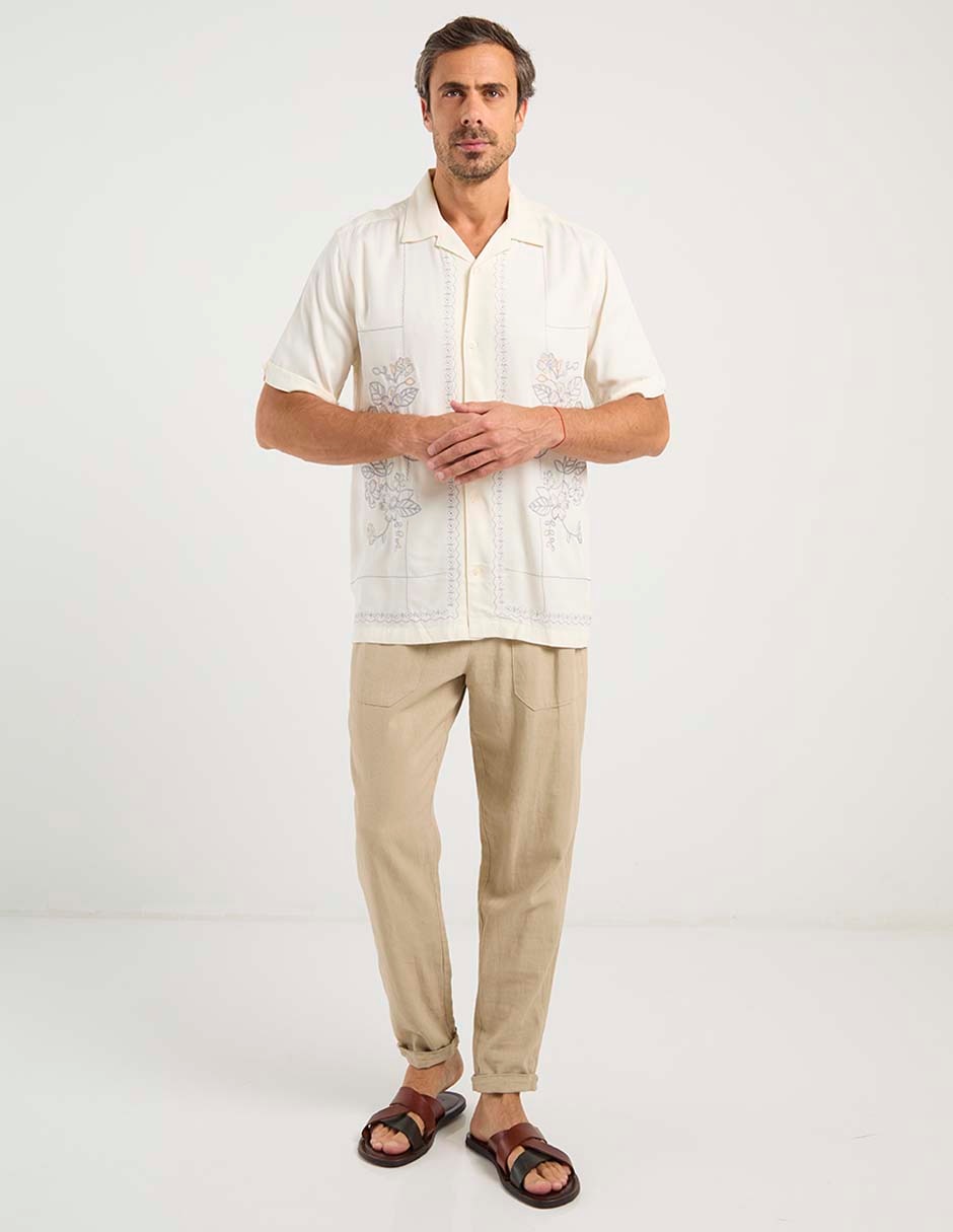 Camisa casual Cubavera manga corta para hombre