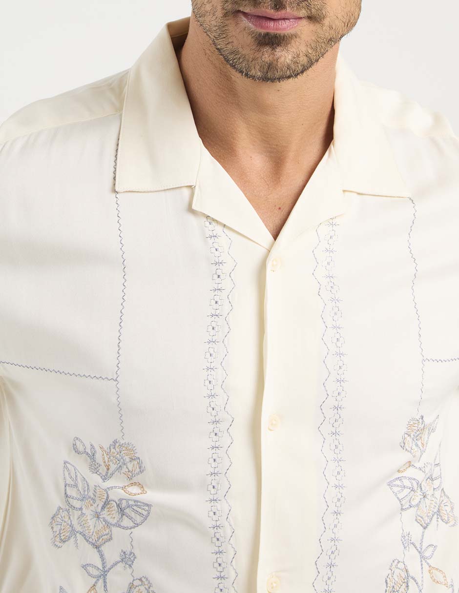 Camisa casual Cubavera manga corta para hombre