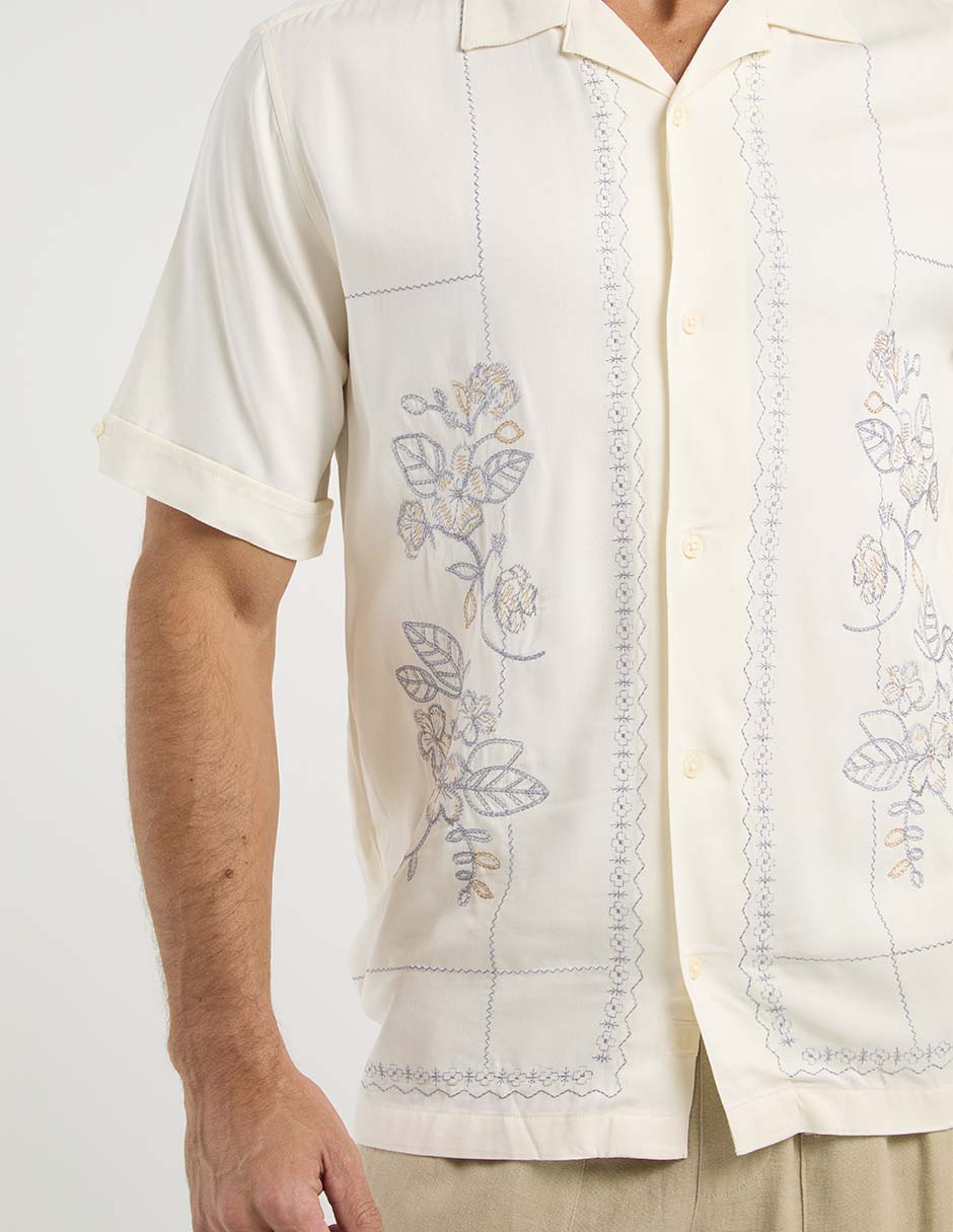 Camisa casual Cubavera manga corta para hombre