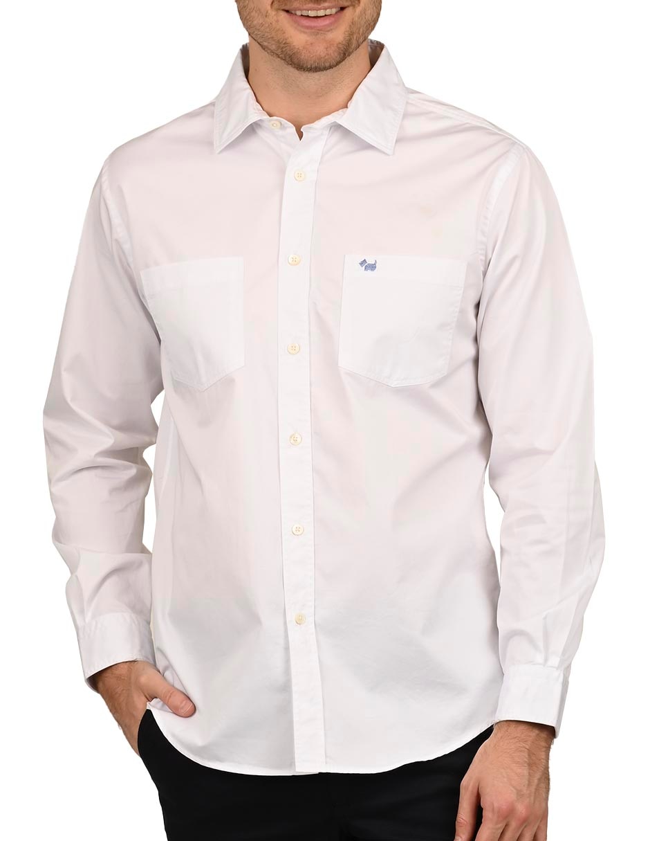 Camisa de algodón manga larga para hombre 2
