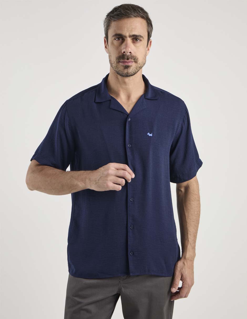 Camisa casual de algodón manga corta para hombre 5