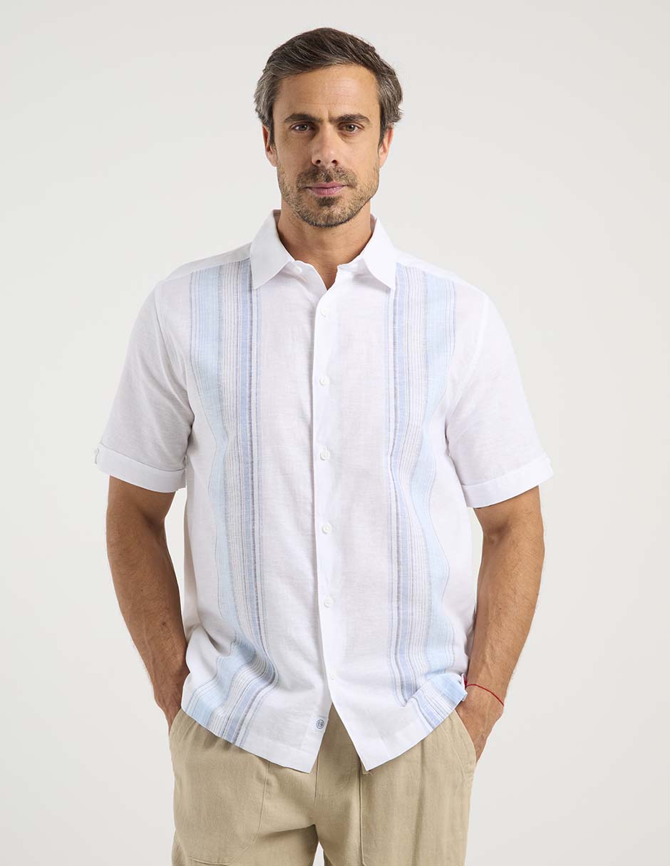 Camisa casual manga corta para hombre 1