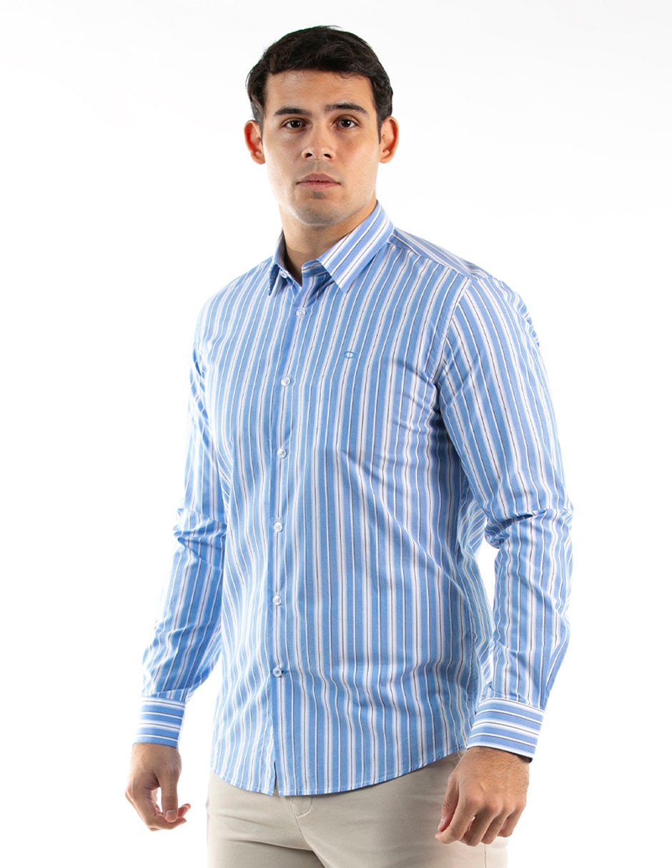 Camisa casual de algodón manga larga para hombre Camisa casual de algodón manga larga para hombre