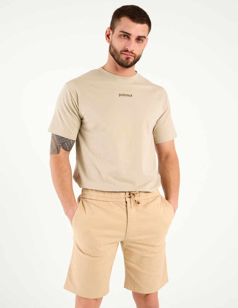 Bermuda de algodón para hombre