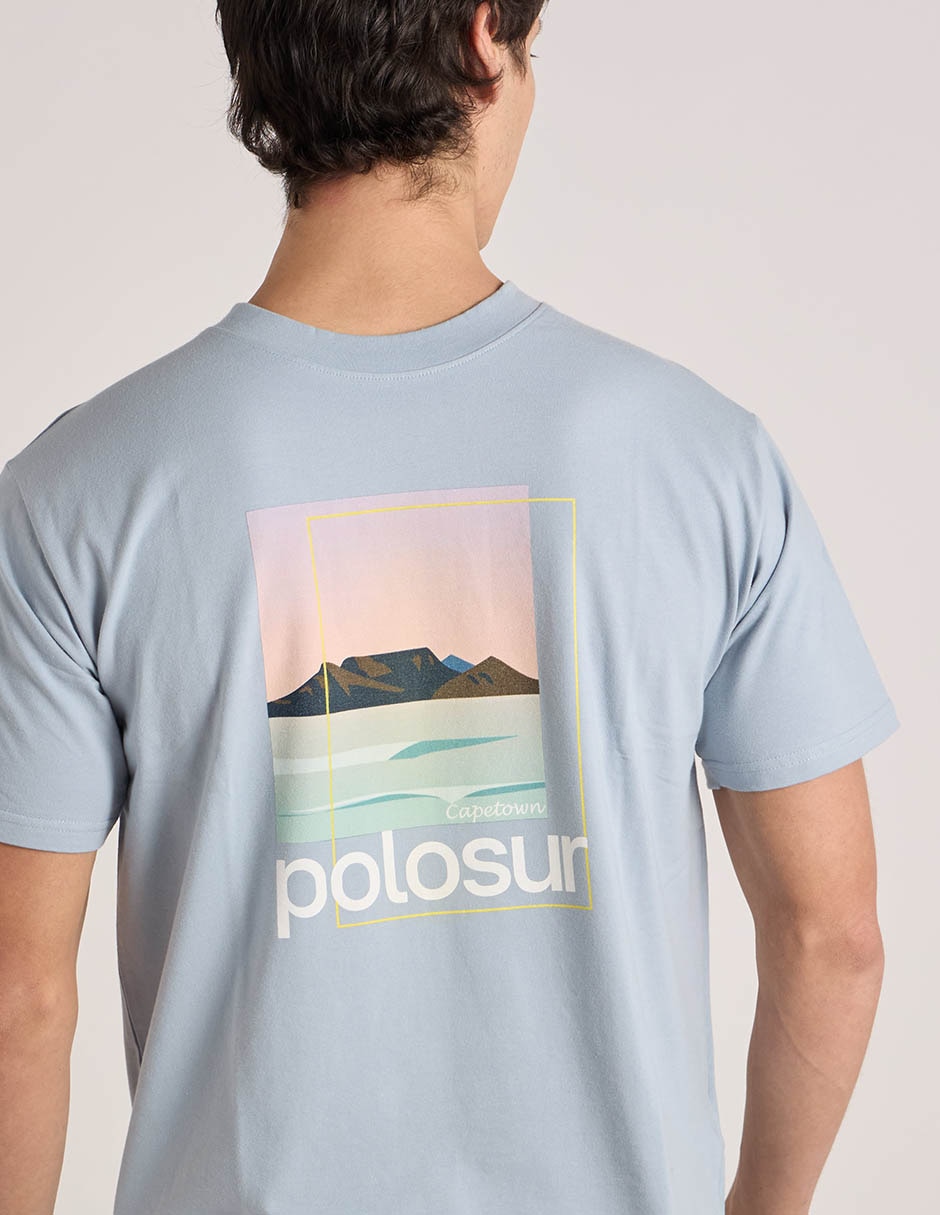 Playera Polo Sur cuello redondo para hombre