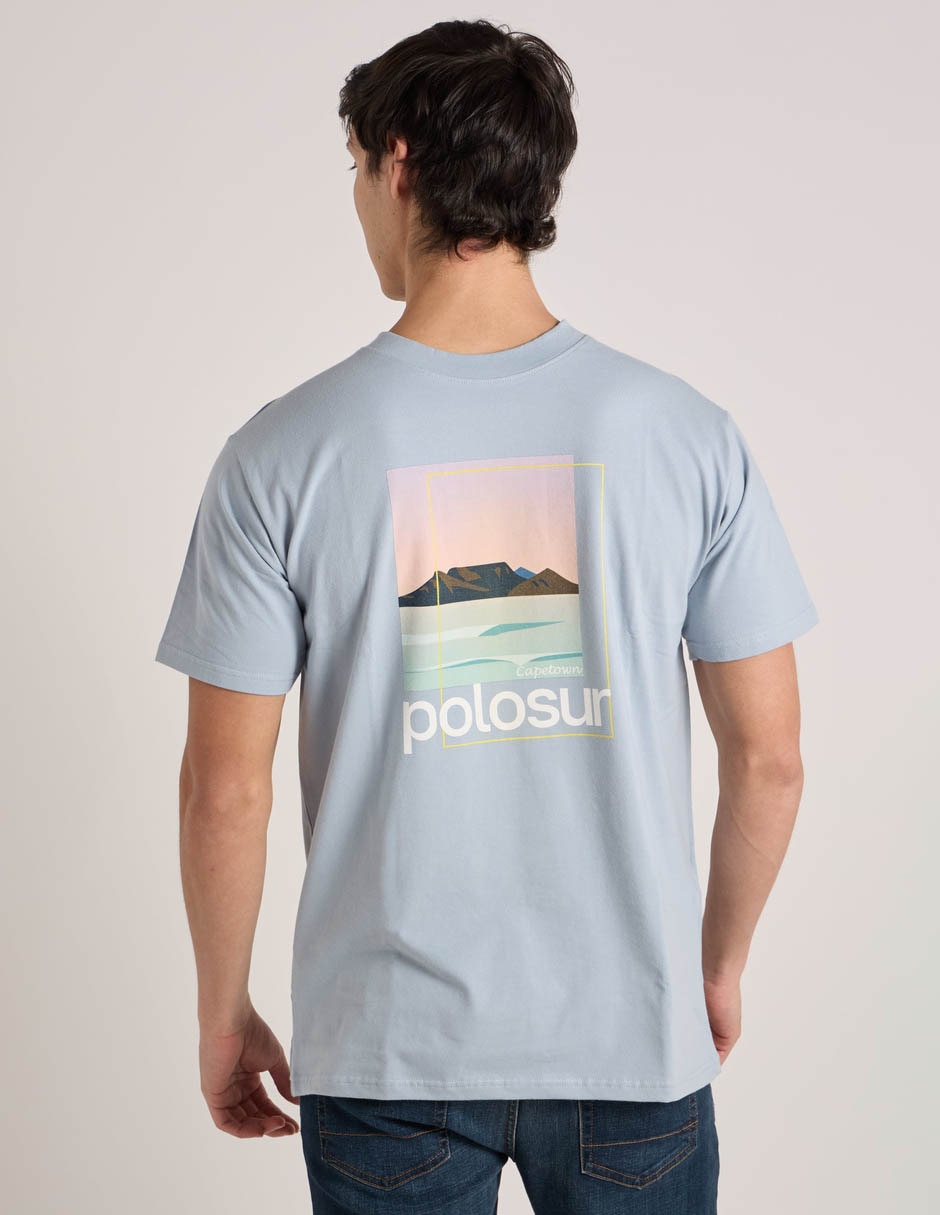 Playera Polo Sur cuello redondo para hombre