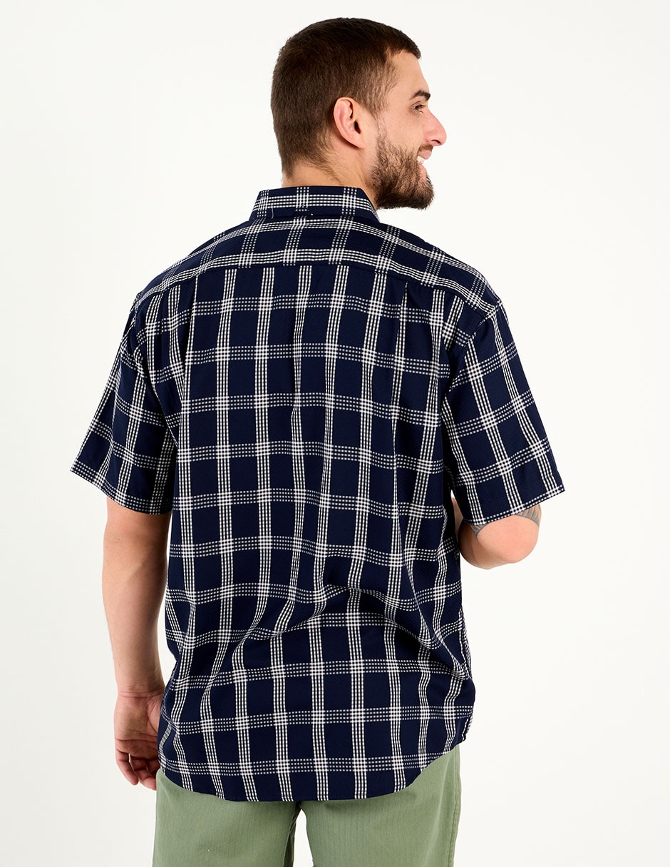 Camisa casual Cavalatti manga corta para hombre