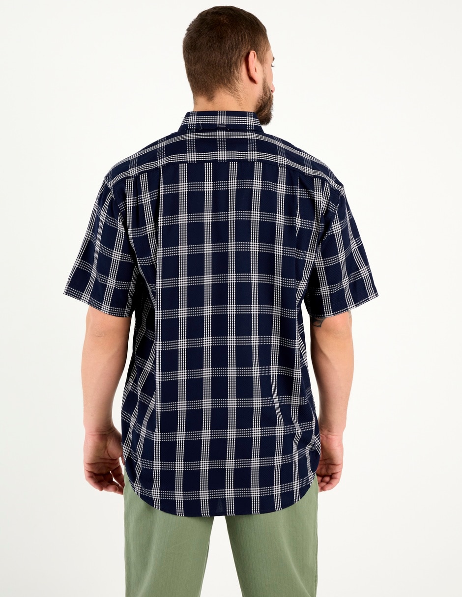 Camisa casual Cavalatti manga corta para hombre