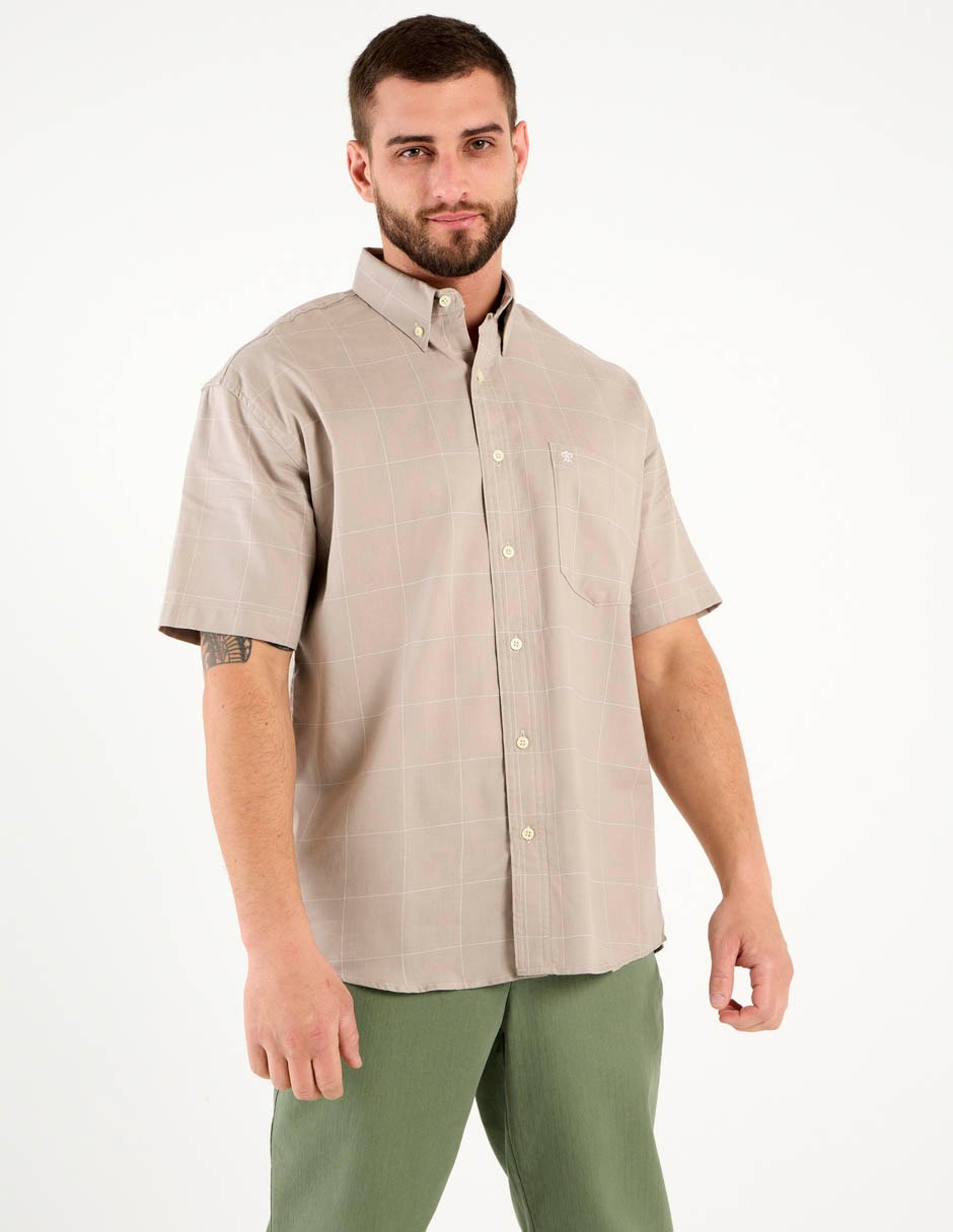 Camisa manga corta para hombre