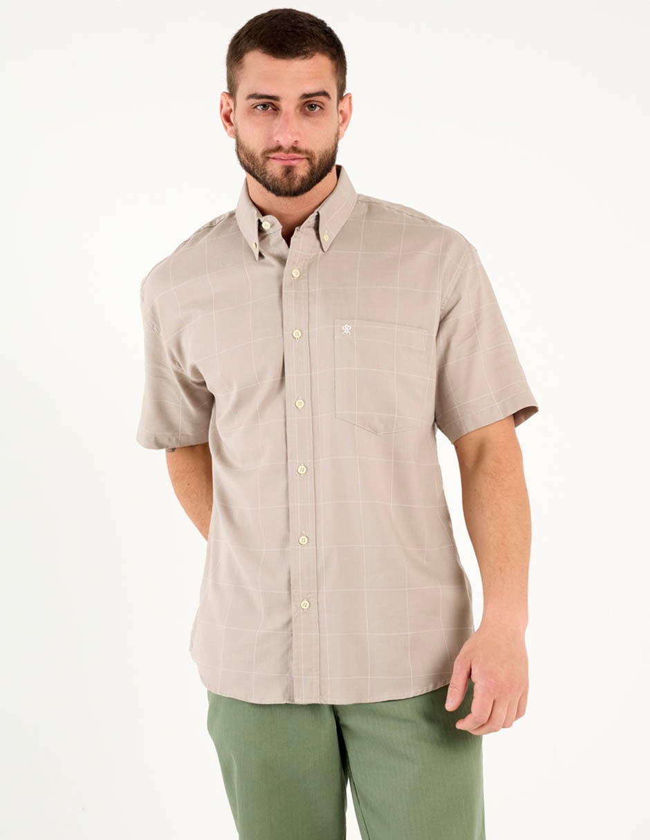 Camisa manga corta para hombre