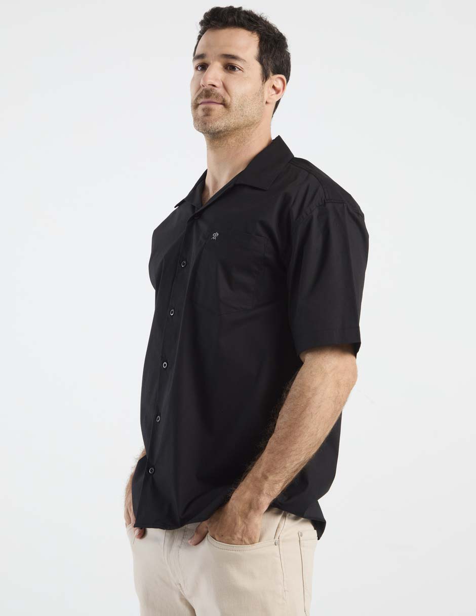 Camisa casual Cavalatti de algodón manga corta para hombre