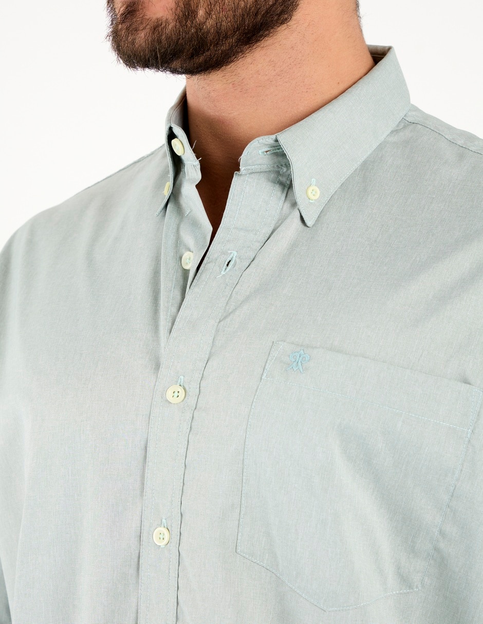 Camisa casual Cavalatti manga larga para hombre