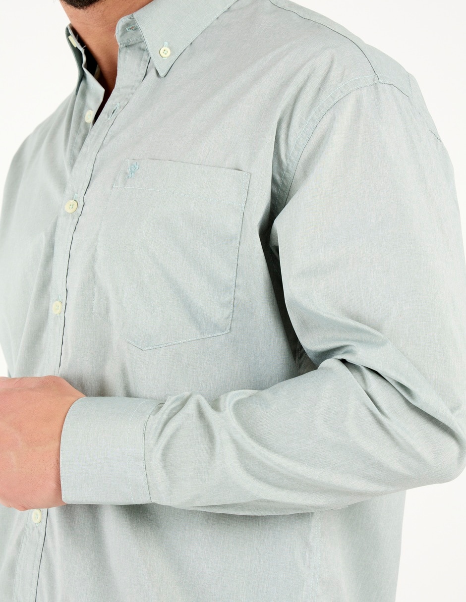 Camisa casual Cavalatti manga larga para hombre