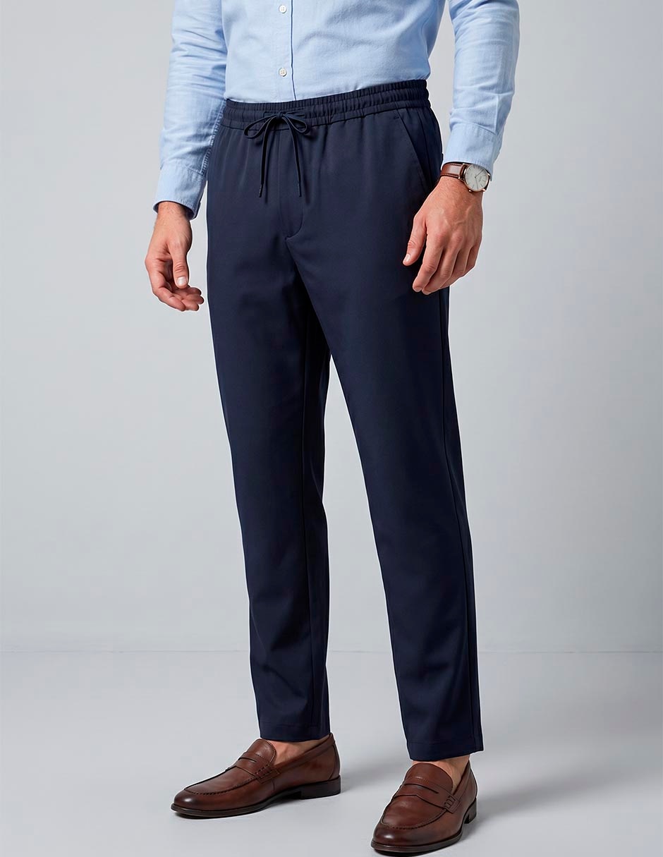 Pantalón Casual Jogger Regular De Algodón Para Hombre
