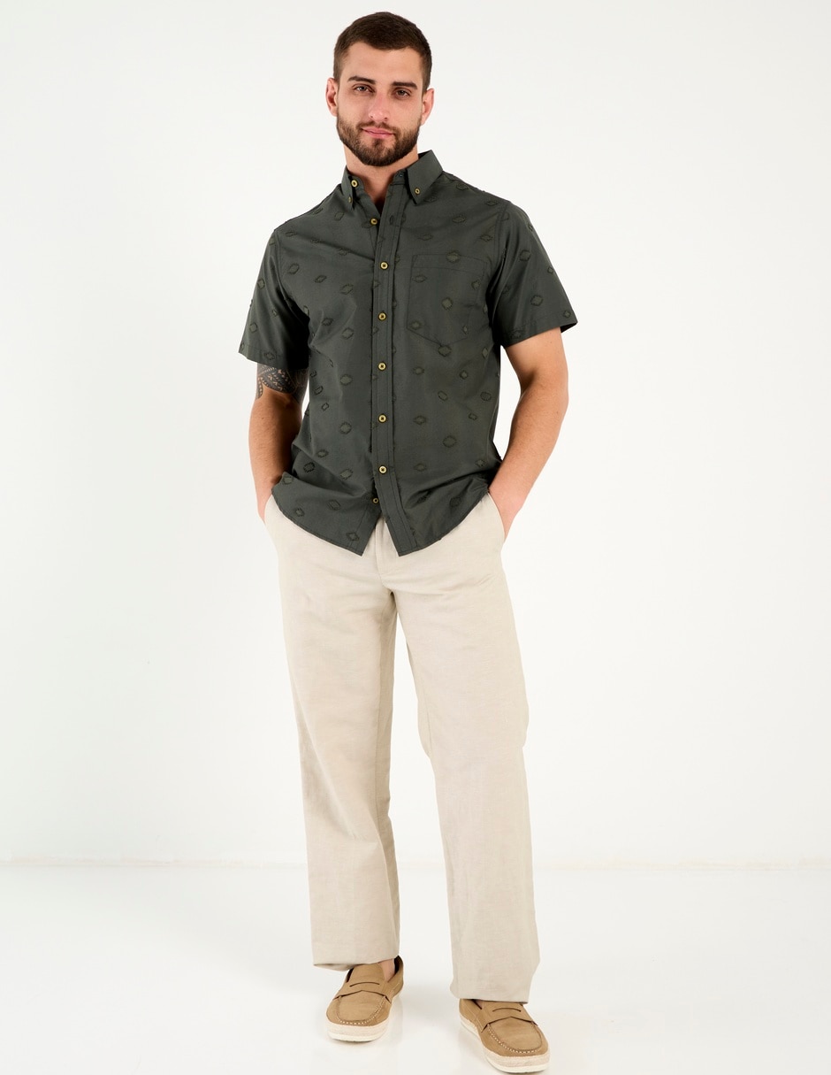 Camisa casual Regent Street manga corta para hombre
