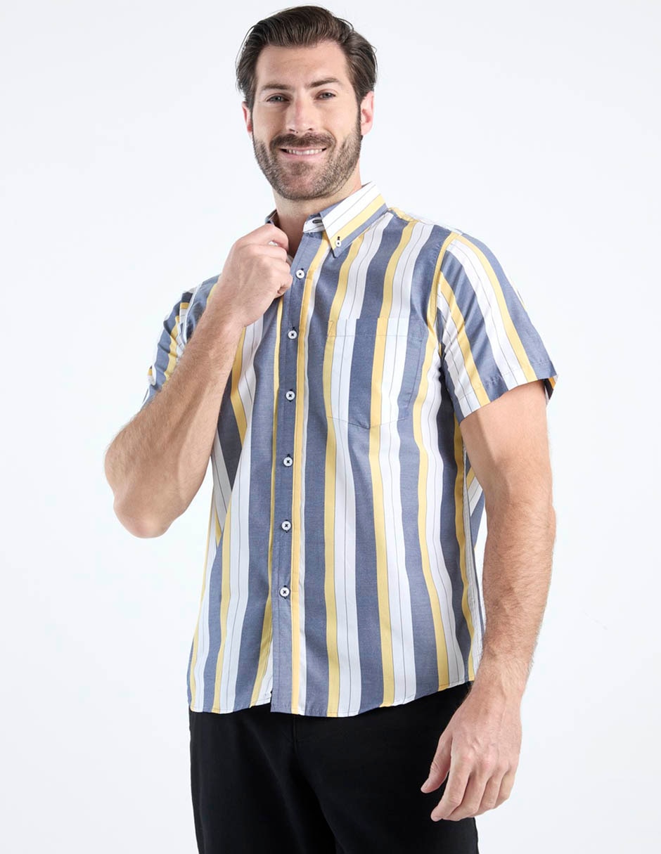 Camisa casual Regent Street manga corta para hombre