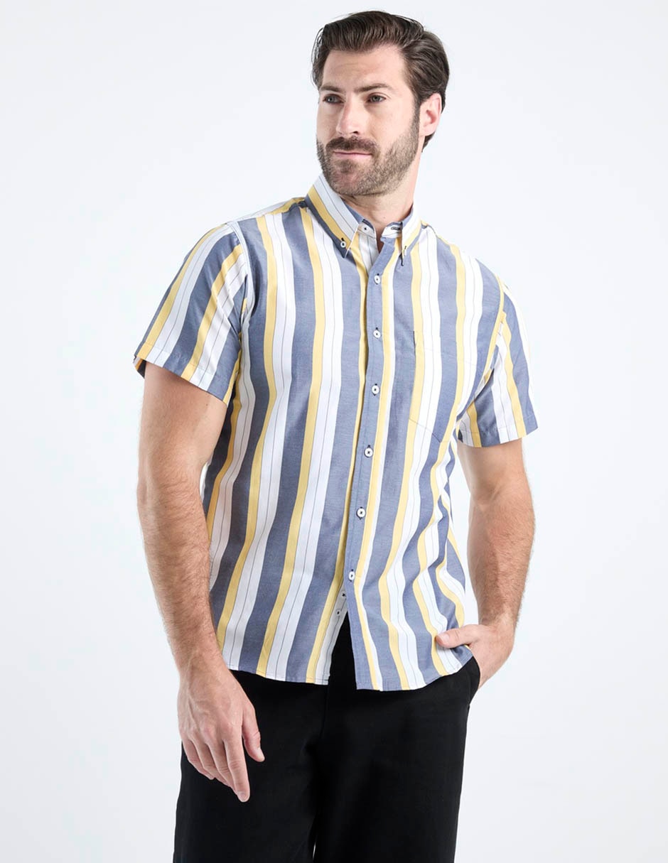 Camisa casual Regent Street manga corta para hombre