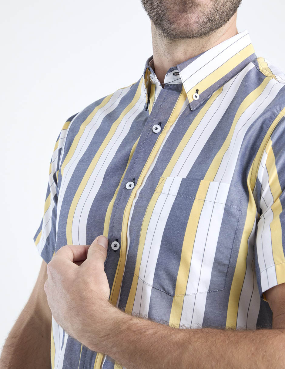 Camisa casual Regent Street manga corta para hombre
