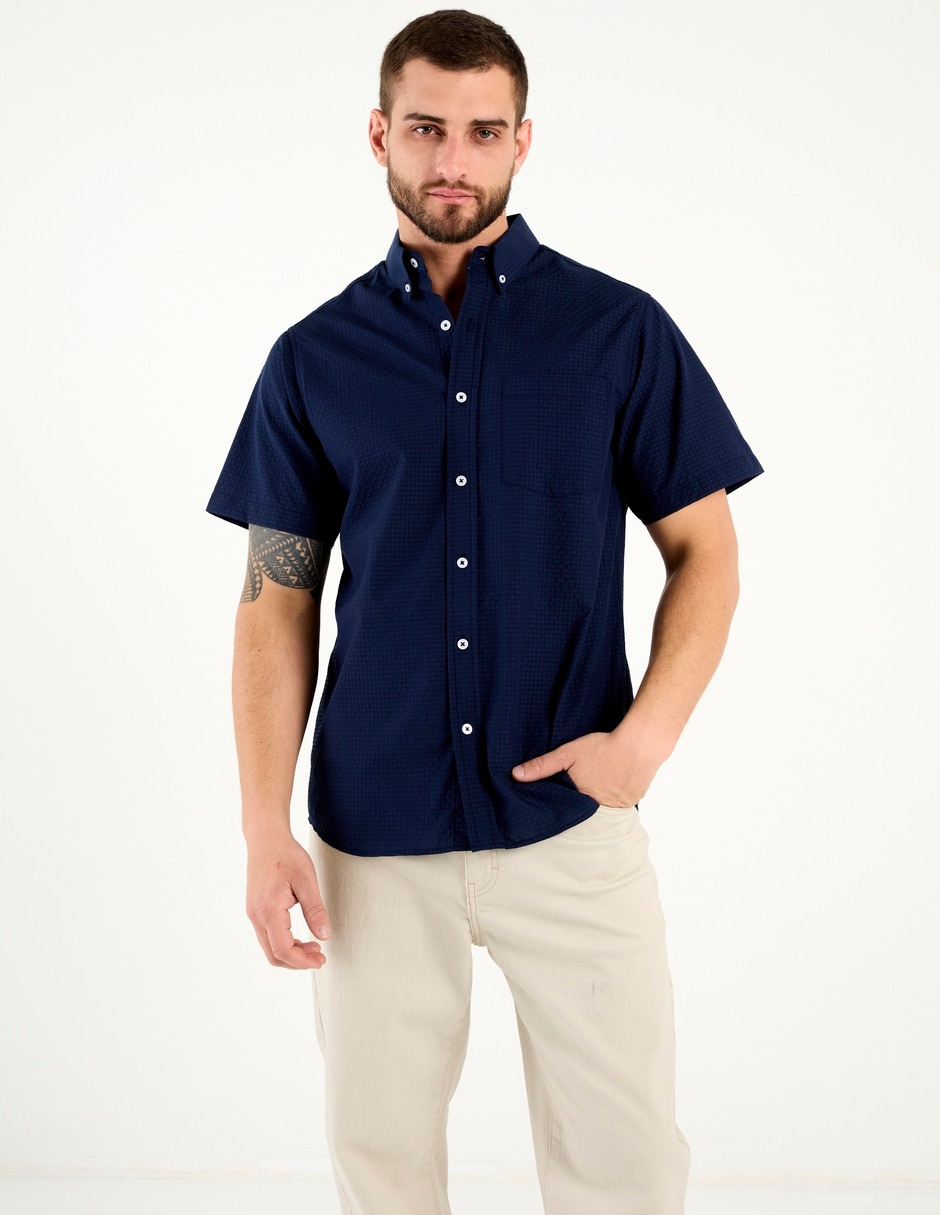 Camisa casual Regent Street manga corta para hombre