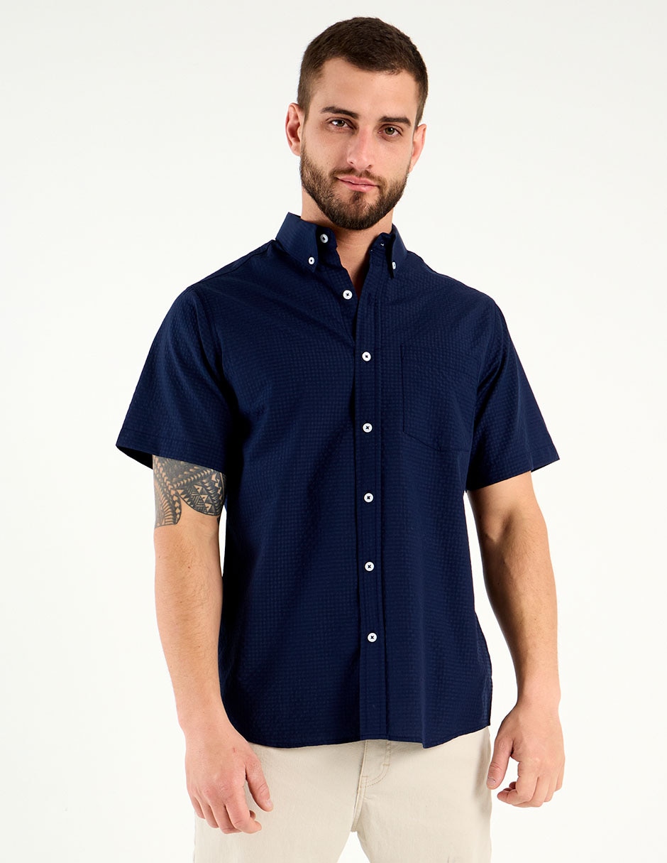 Camisa casual Regent Street manga corta para hombre