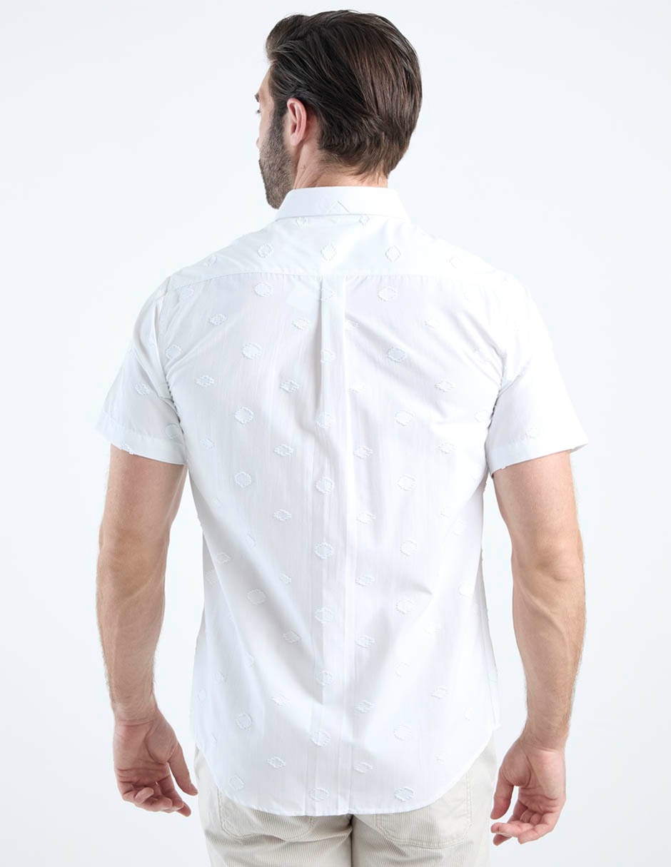 Camisa casual de algodón manga corta para hombre 11