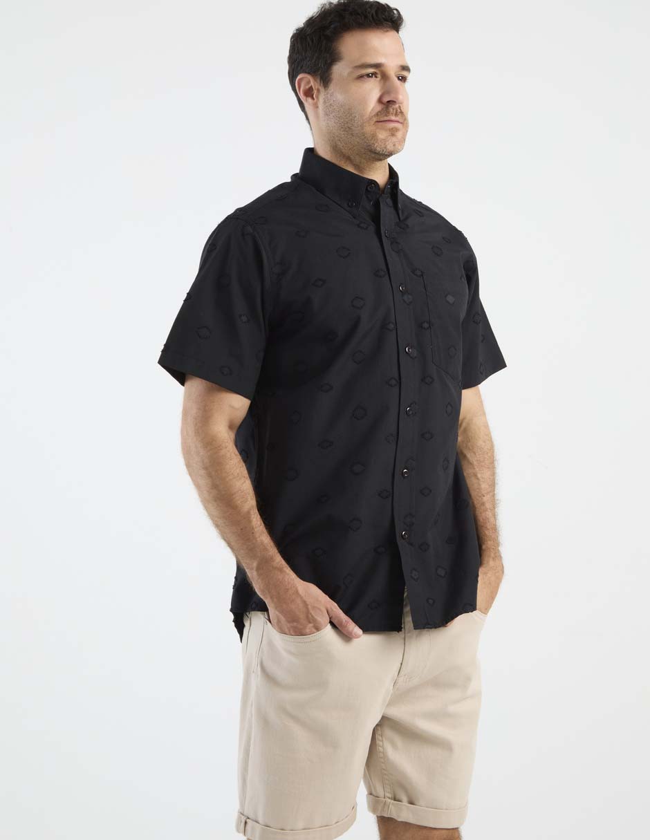 Camisa casual manga corta para hombre 1