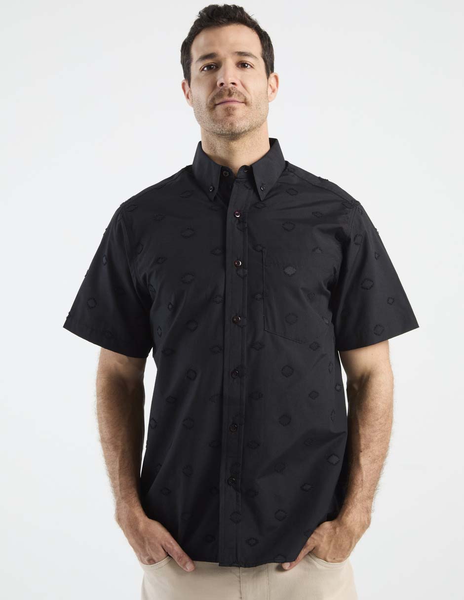 Camisa casual manga corta para hombre 7